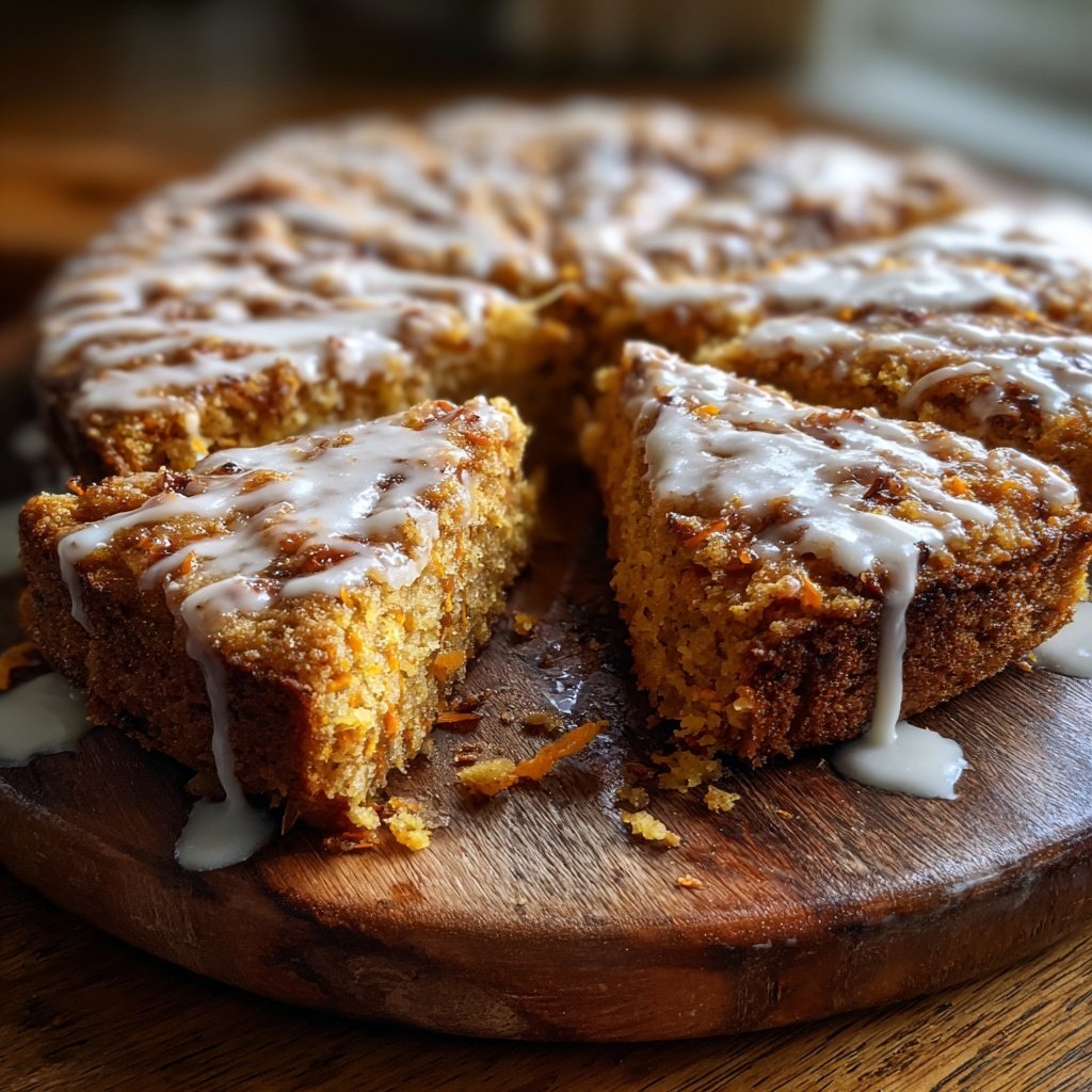 Karottenkuchen Mit Zimt Glasur