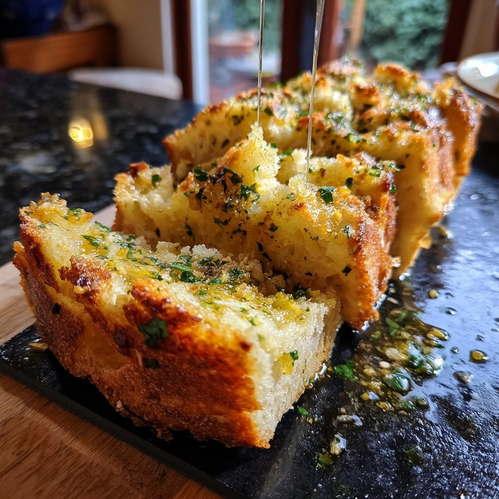 Zupfbrot Mit Knoblauch Öl