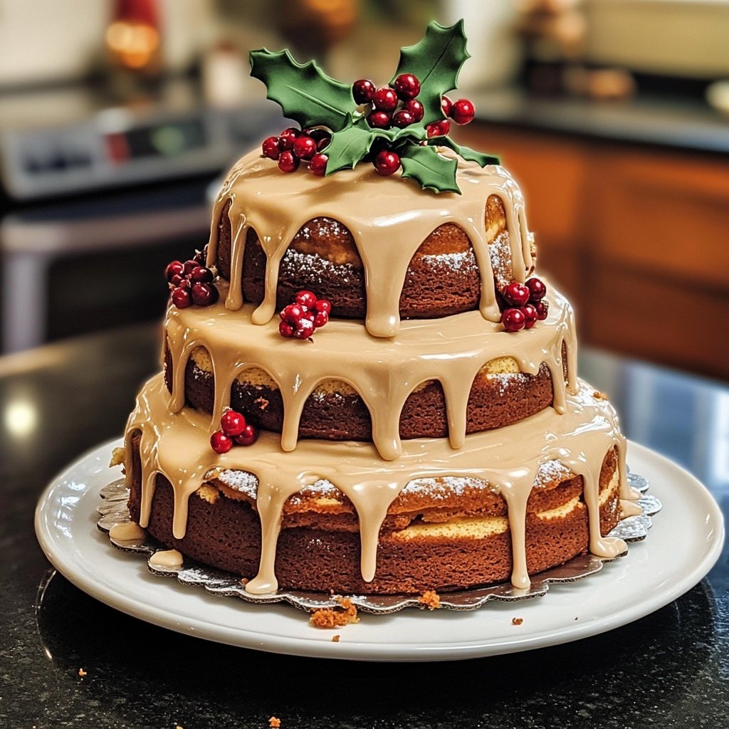 Deck the Halls Christmas Wedding Cakes