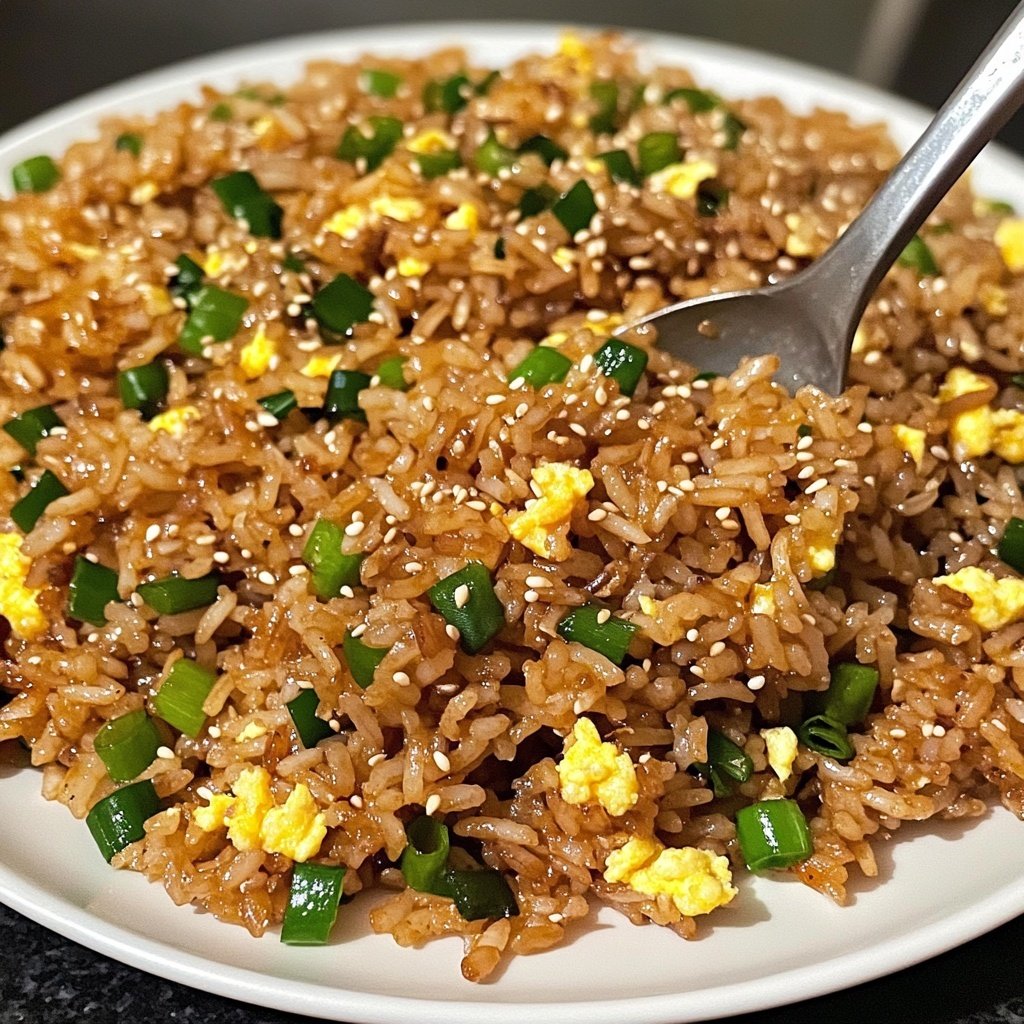 Gebratener Reis mit Sesamöl