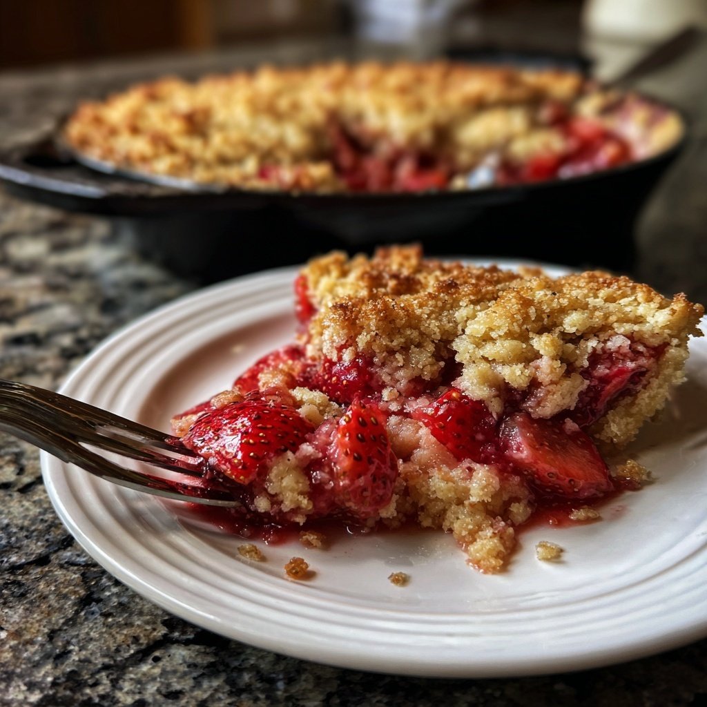 Erdbeer Crumble Aus Dem Ofen