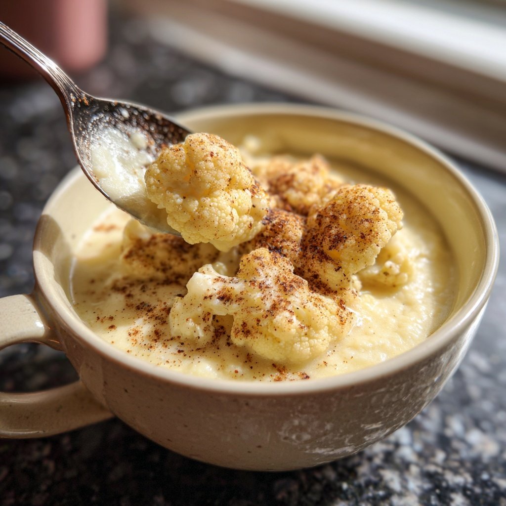 Blumenkohlsuppe mit Muskatnuss