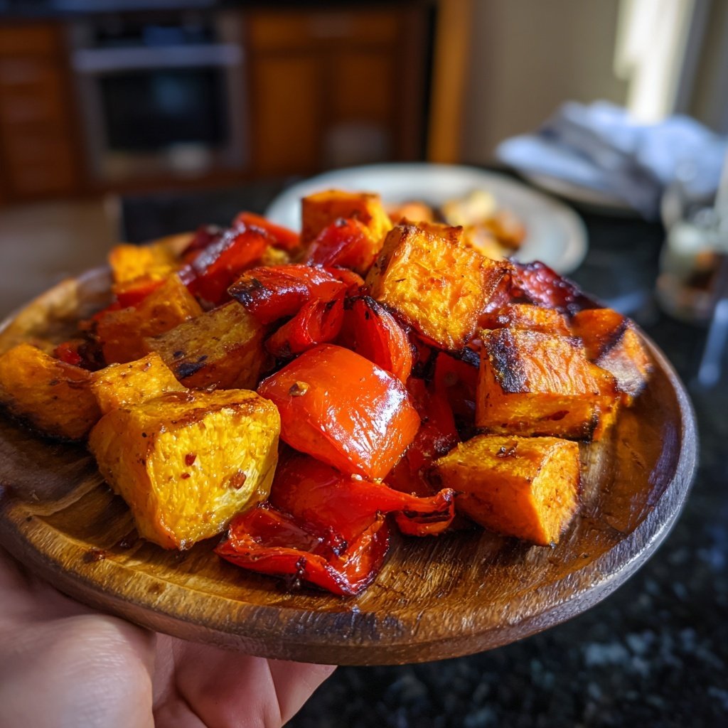 Ofen Süßkartoffeln Mit Paprika