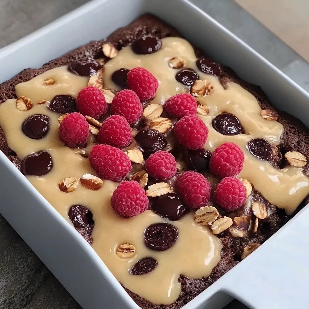 Schoko-Himbeere Backed Oats