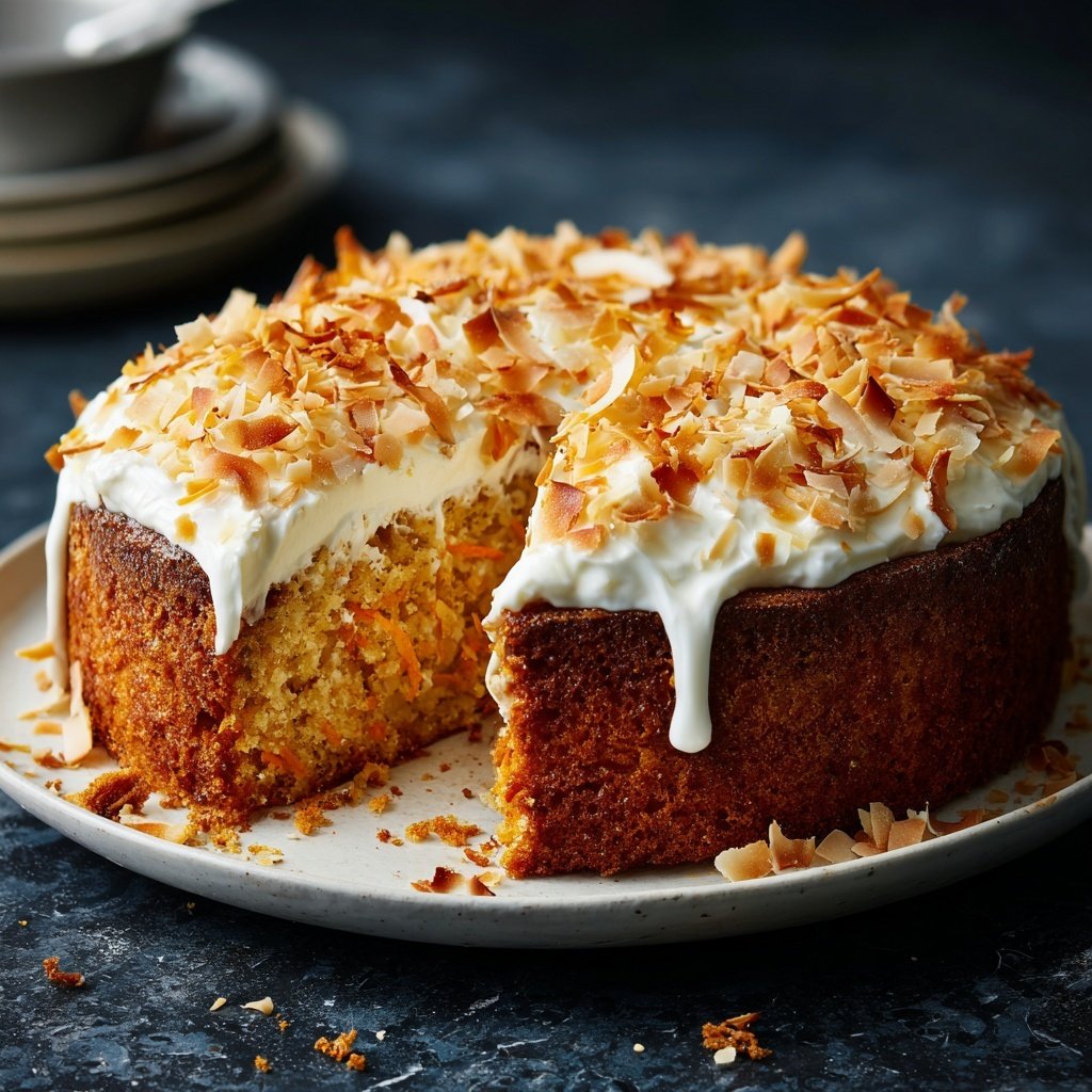 Karottenkuchen Mit Kokos Joghurt