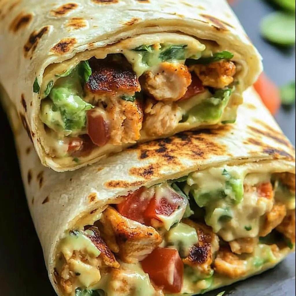 Chipotle Ranch Grilled Chicken Burrito Rezept