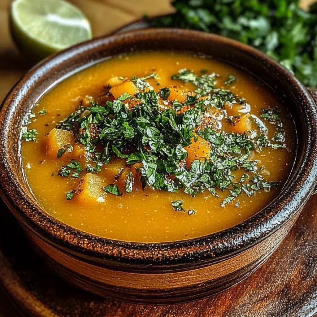 Würzige Kürbis-Linsen-Suppe für gemütliche Momente