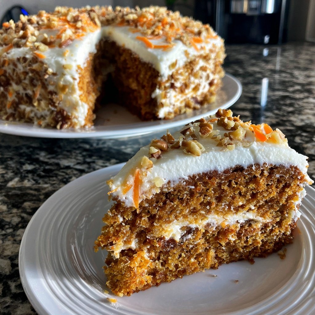 Saftiger Karottenkuchen Mit Joghurt Frosting