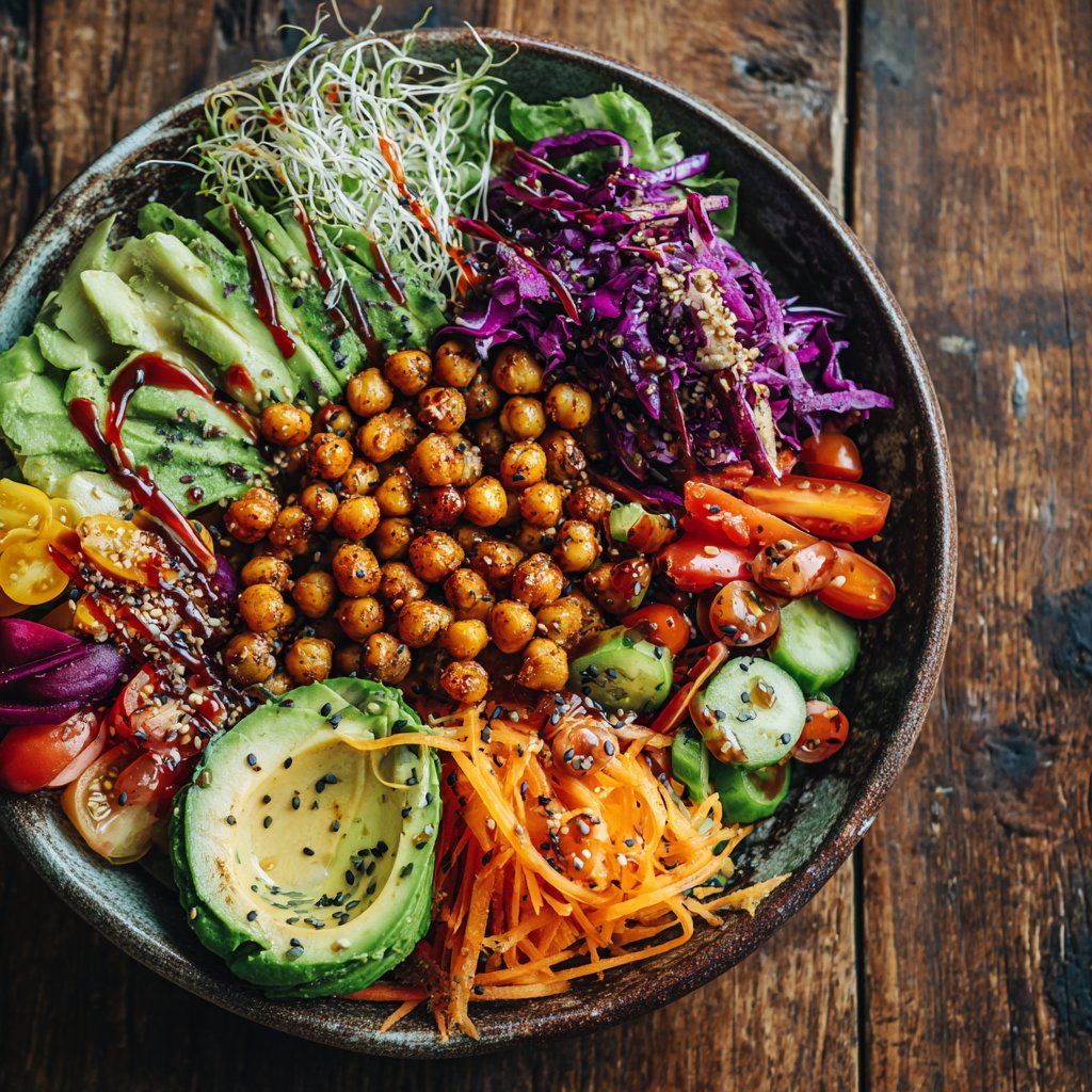 Buddha Bowl mit Kichererbsen