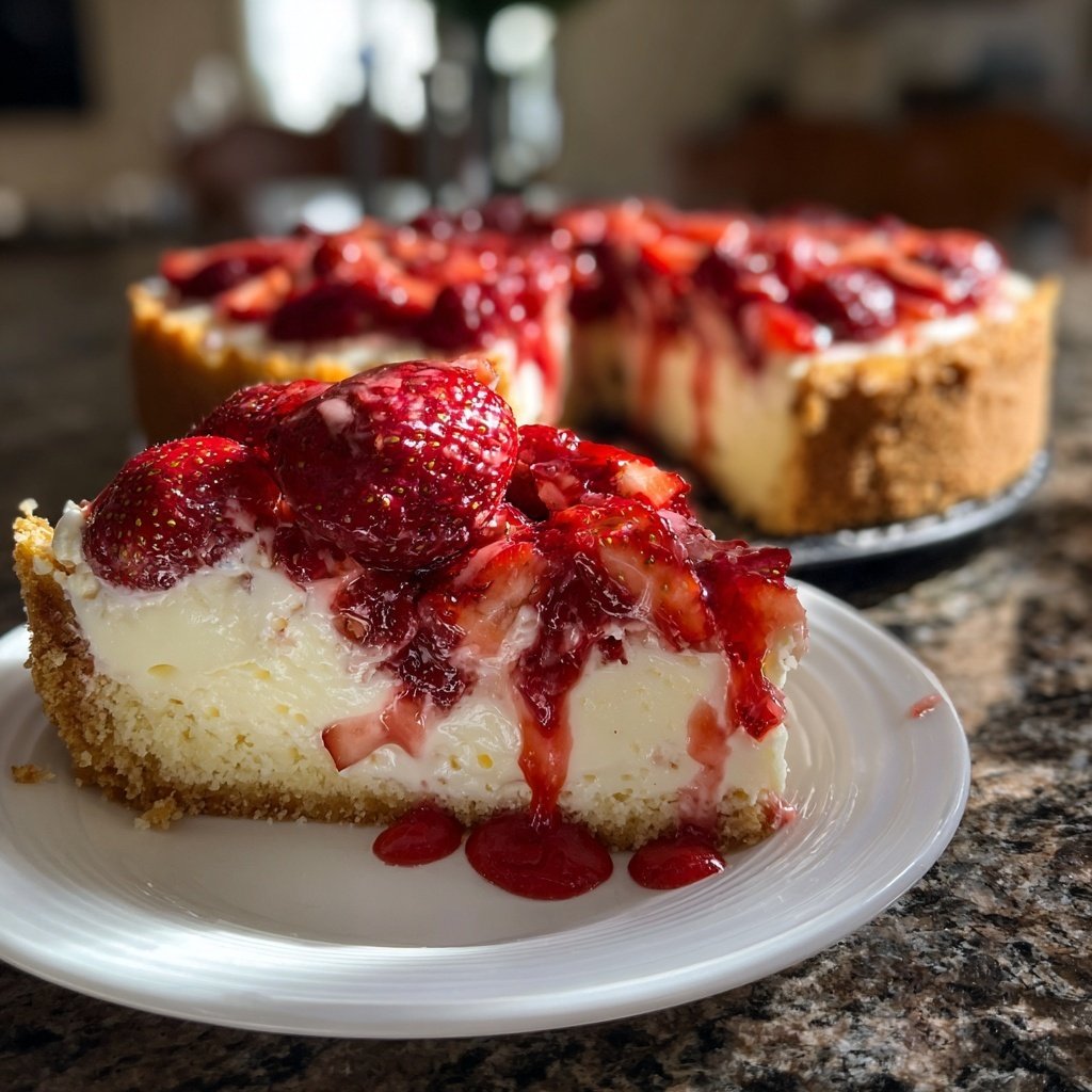 Saftiger Erdbeerkuchen Mit Vanillecreme