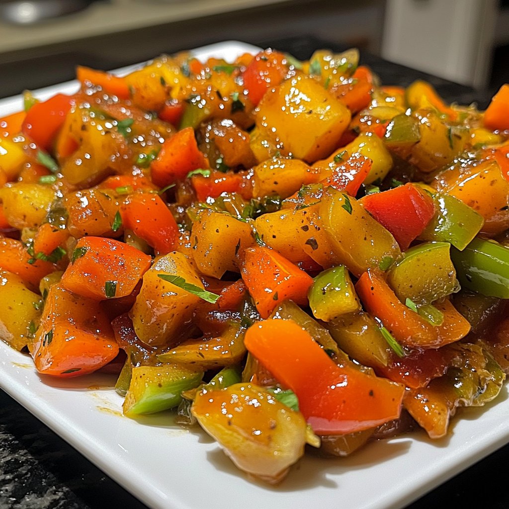 Gemüsepfanne mit Zitronengras