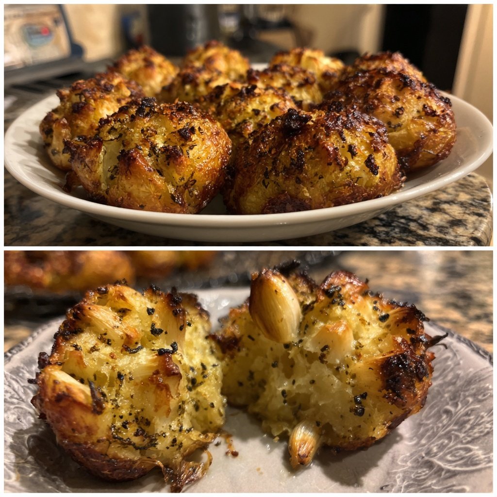 Ofenkartoffeln mit Knoblauch
