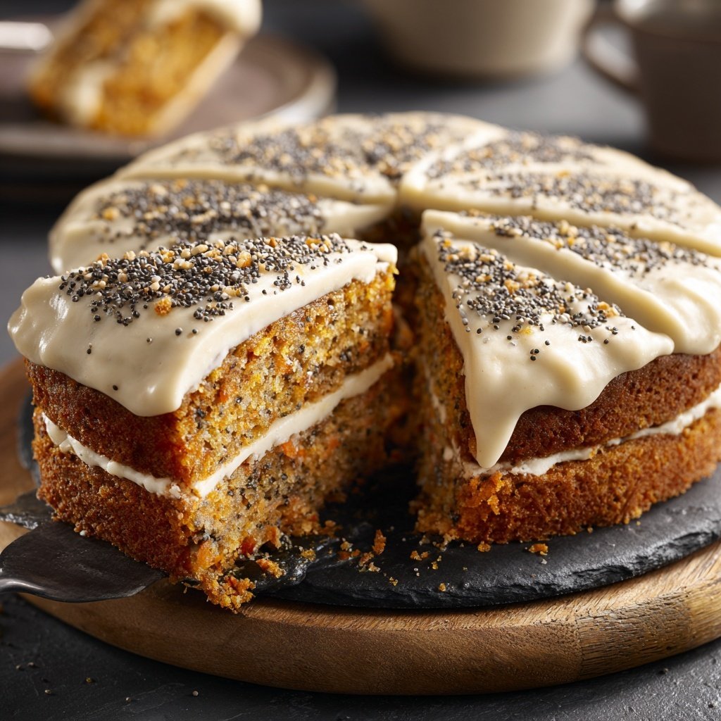 Karottenkuchen Mit Mohn